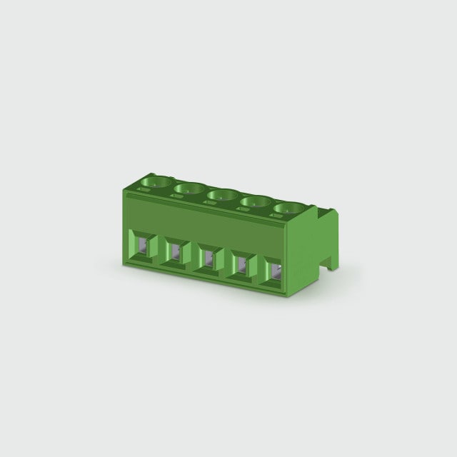 WR-TBL Series 2135 - 5.08 mm Horizontal Entry Modular w. Rising 